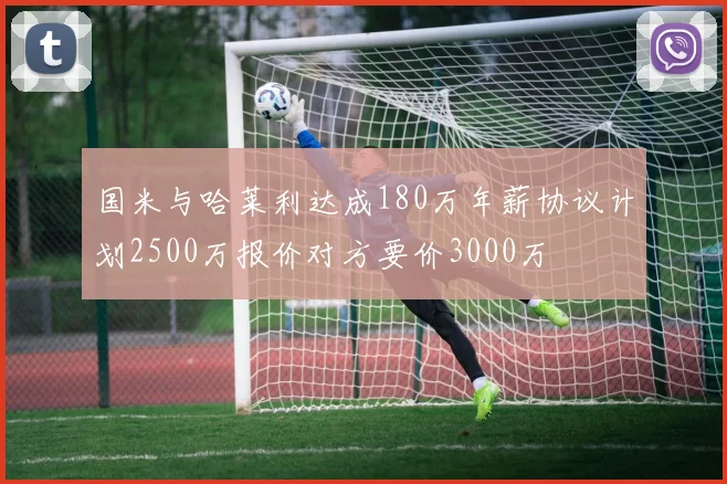 国米与哈莱利达成180万年薪协议计划2500万报价对方要价3000万